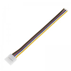6” Pigtail Connector Cable for RGB+CCT LED Strip Lighting