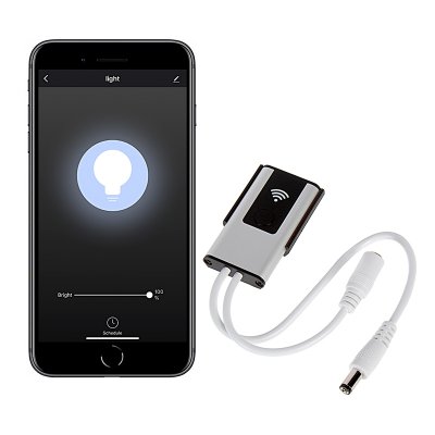Wi-Fi Single-Color LED Controller - Alexa/Google Assistant/Smartphone Compatible - 3 Amps/Channel