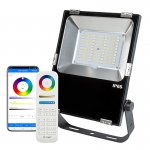 60W Smart LED Flood Light Fixture - MiLight / MiBoxer RGB+Tunable White - 120V - 6000 Lumens Part Number: FL-RGBCCT-60W-120V