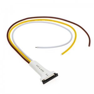 3 Contact 10mm Flexible Light Strip Pigtail Connector for VCT Strips - NFLS10-3CPT