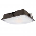 LED Parking Garage Canopy Light With Bypassable Photocell - Selectable CCT & Wattage - 45W / 60W / 75W - 3000K / 4000K / 5000K