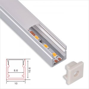 C078 Series 10*10.6mm LED Strip Channel - Recessed Slim Aluminum LED Profile housing for LED Strip