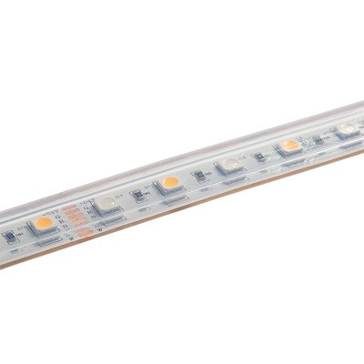 5m RGB+W LED Strip Light - Color-Changing LED Tape Light - 24V - IP67 Waterproof