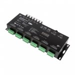 24-Channel LED DMX512 and RDM Digital Decoder and Master - 4 A/CH - Digital Display - 12-24 VDC