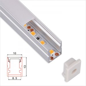 C058 Series 10*13mm LED Strip Channel - Recessed Slim Aluminum LED Profile housing for LED Strip Lights