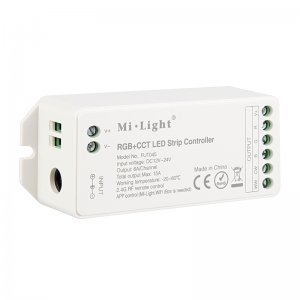 MiLight RGB+Tunable White LED Controller - Color-Changing/Tunable White - WiFi/Smartphone Compatible - 6 Amps/Channel